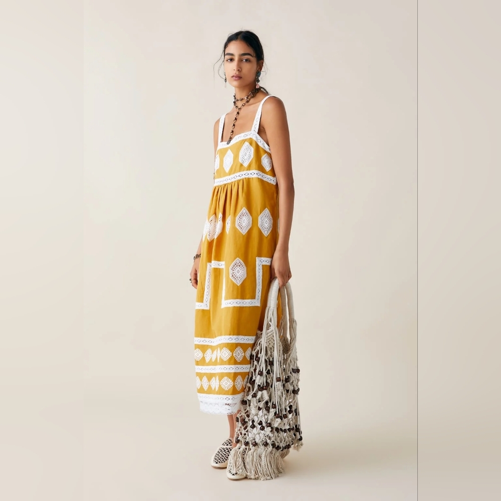 Zara Limited Edition Midi Sundress - Size Small